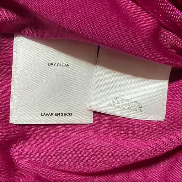 PAPPAGALLO V-NECK HOT PINK SLEEVELESS SHEATH DRESS SIZE 12 - Picture 11 of 11